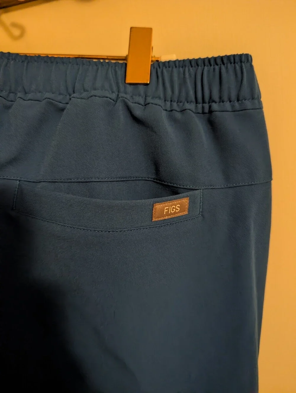 FIGS Scrub Pants Mens M/S Blue Tansen Jogger Technical Drawstring Medium Short